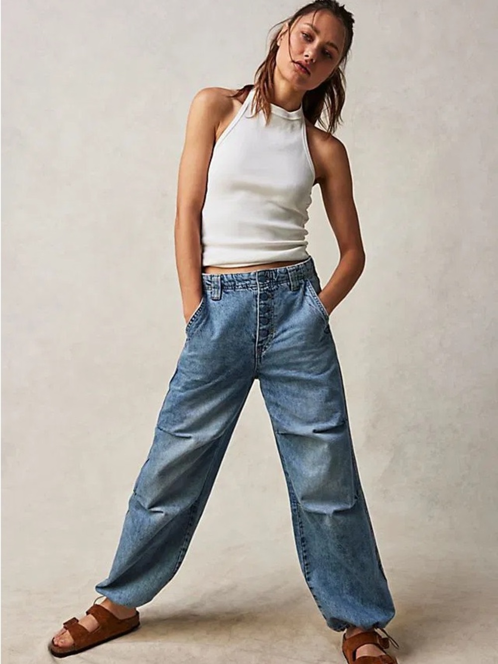 Free People We The Free Newbies Slouchy Jeans